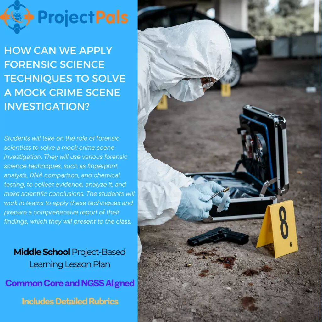 Use forensic science to solve a mock crime