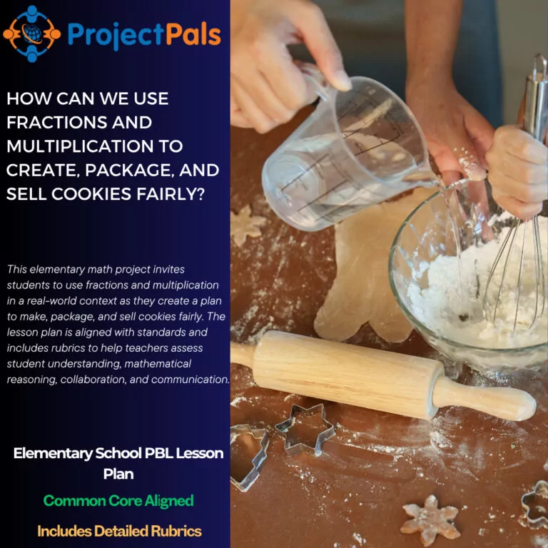 Students baking cookies